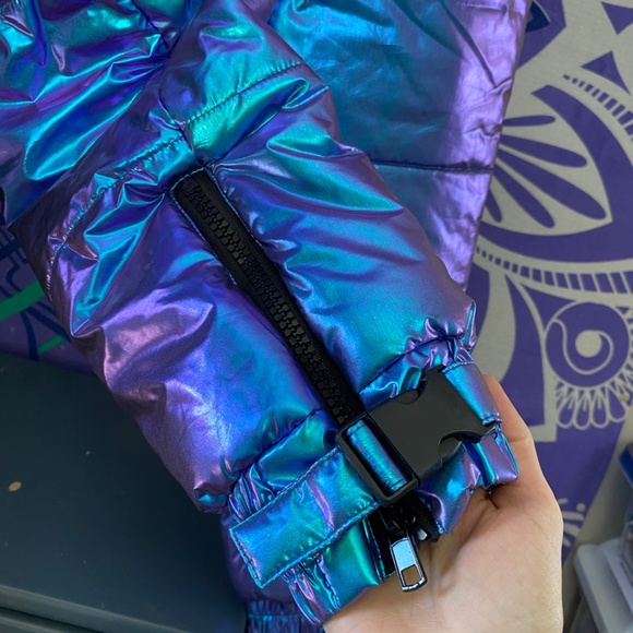 Club Exx Iridescent Snowsuit from Dolls Kill - Picture 14 of 15